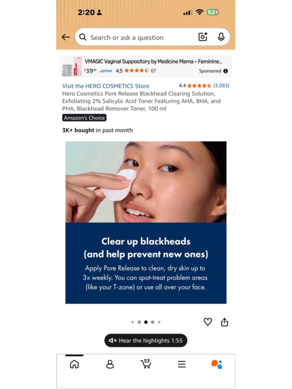 Hero Cosmetics Pore Release Blackhead Clearing Solution 100ml - Picture 4 of 5